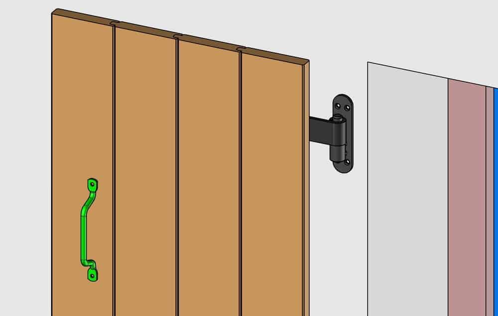 Griff des Fensterladens - Abbildung 2