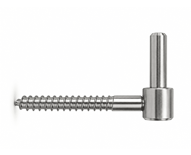 Holzschraub-Kloben Edelstahl 316L (Ø14 oder Ø16 mm)