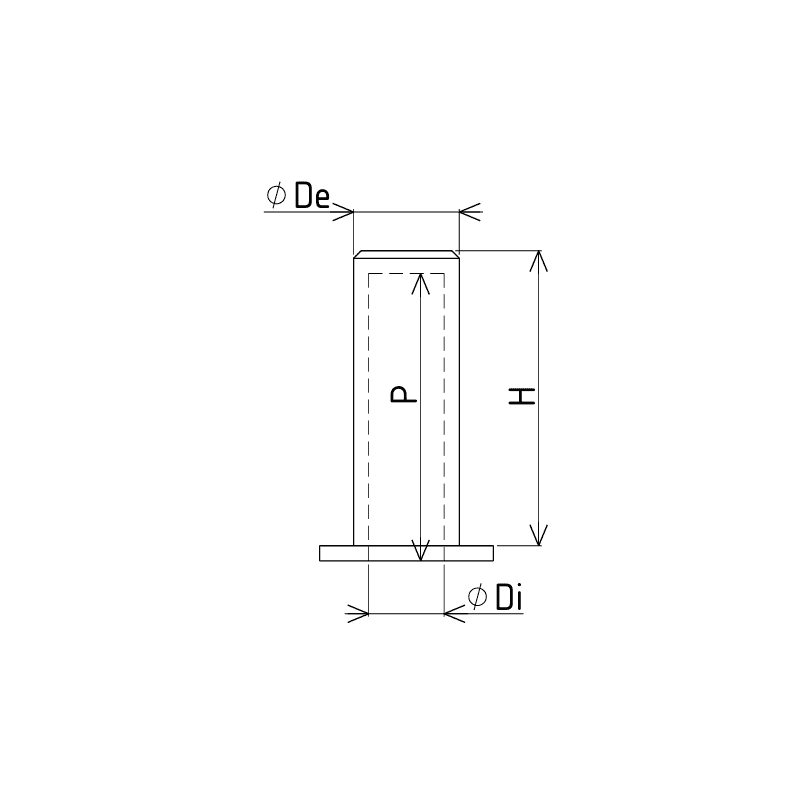 Adaptateur diamètre de gond - Image 2